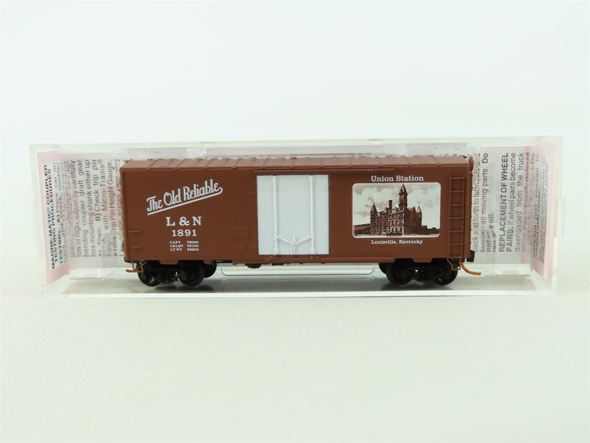 N Scale Micro-Trains MTL NSC Special Run L&amp;N The Old Reliable 40&#39; Box Car #1891