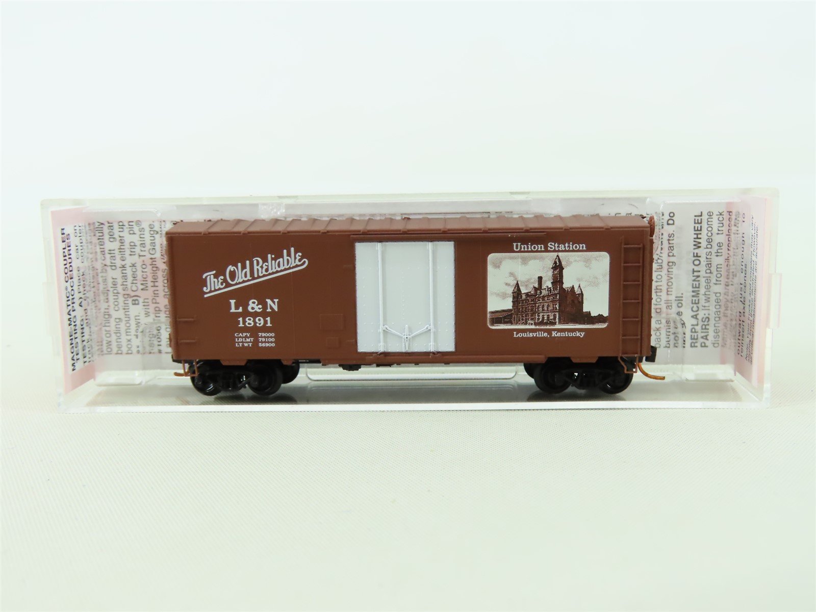 N Scale Micro-Trains MTL NSC Special Run L&N The Old Reliable 40' Box Car #1891