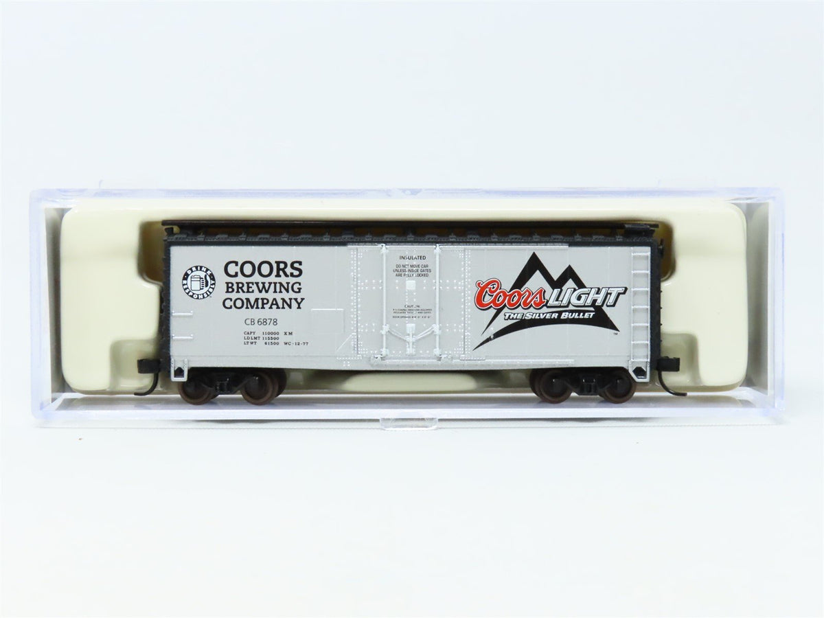 N Scale Atlas NSC 07-13a CB Coors Light &quot;The Silver Bullet&quot; Box Car #6878