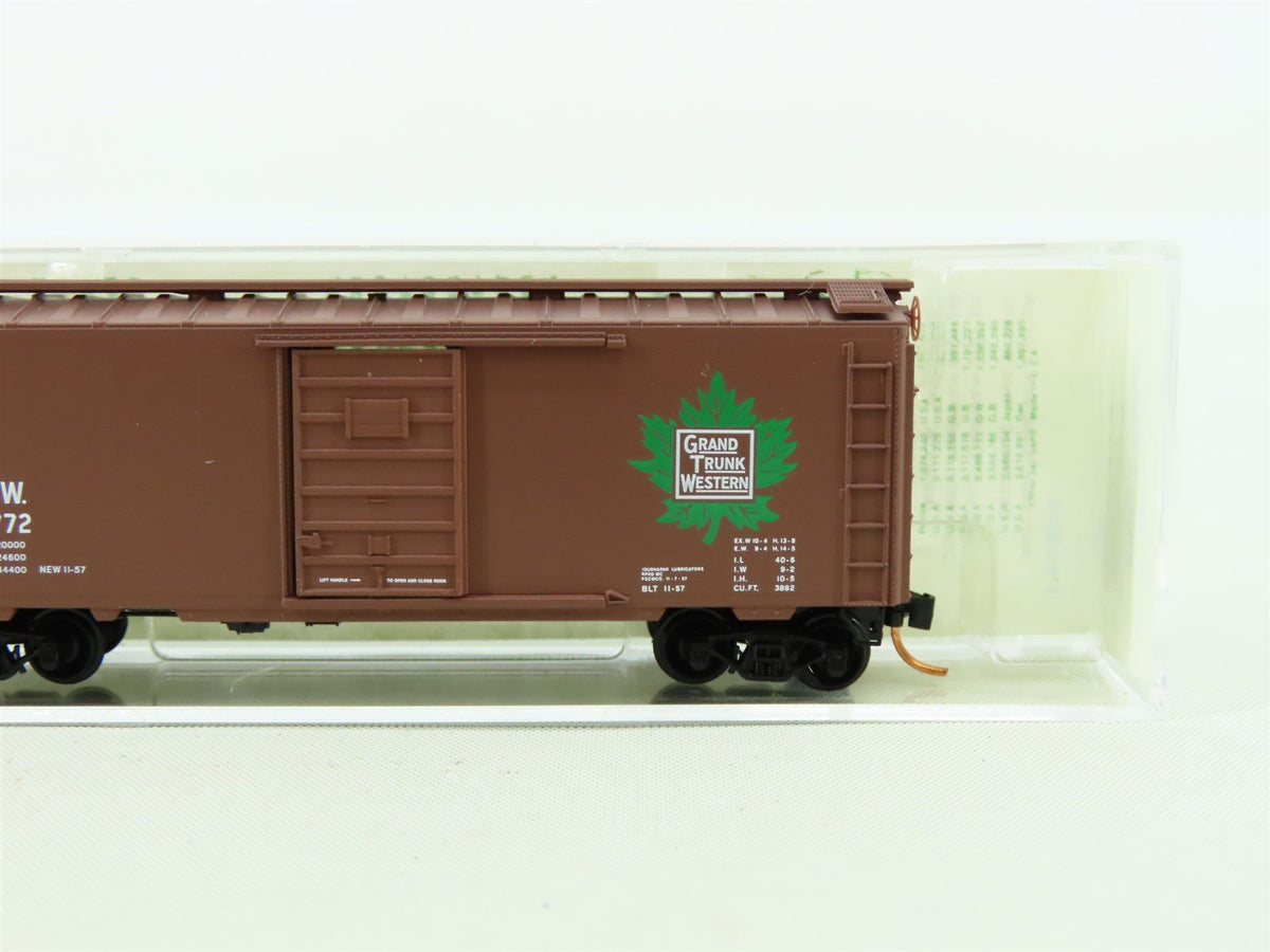 N Micro-Trains MTL 1972 Series #02000018 GTW Grand Trunk Western 40&#39; Box Car