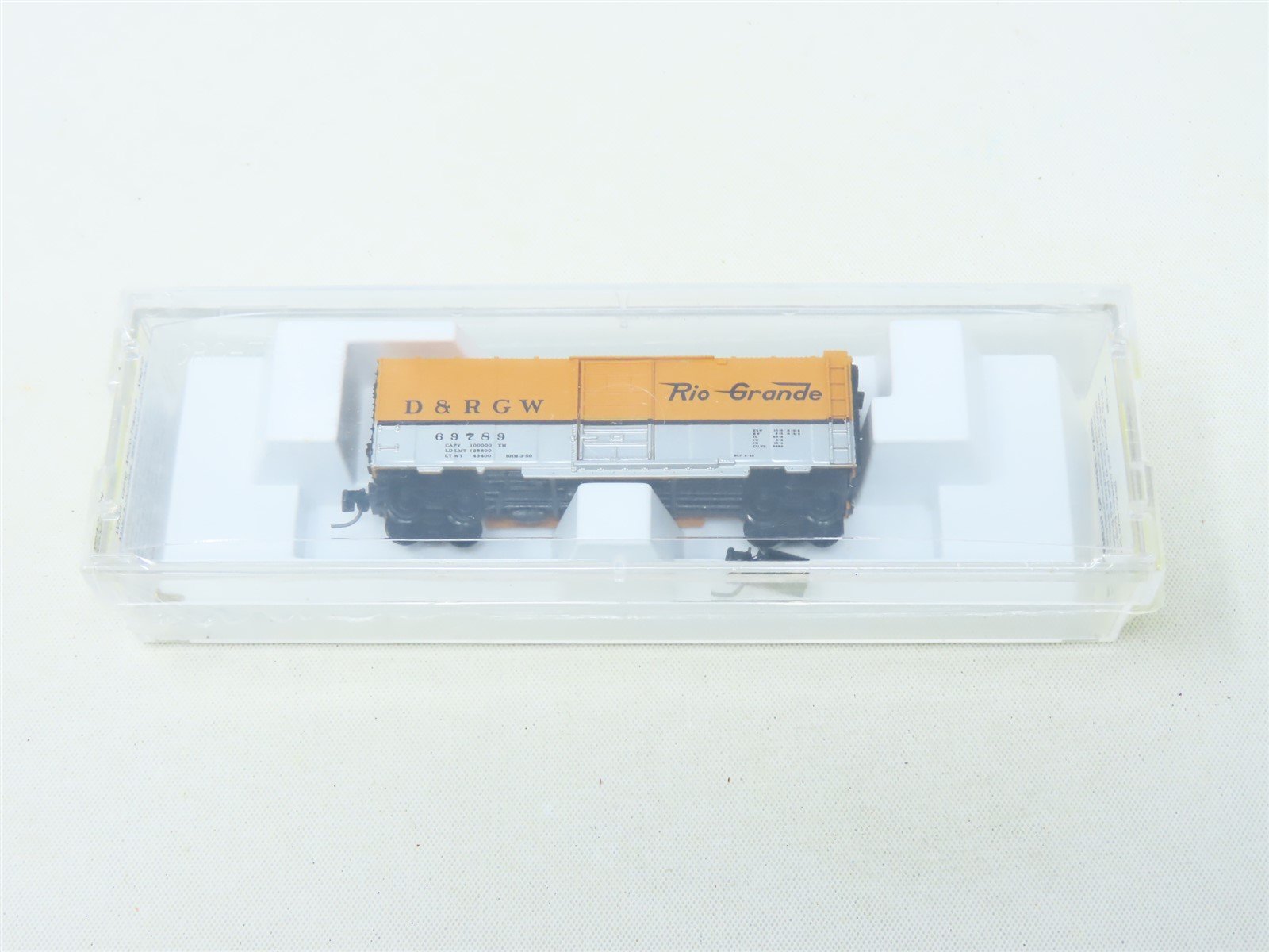 Z Scale Micro-Trains MTL 14148-2 D&RGW Rio Grande 40' Box Car #69789-Sealed