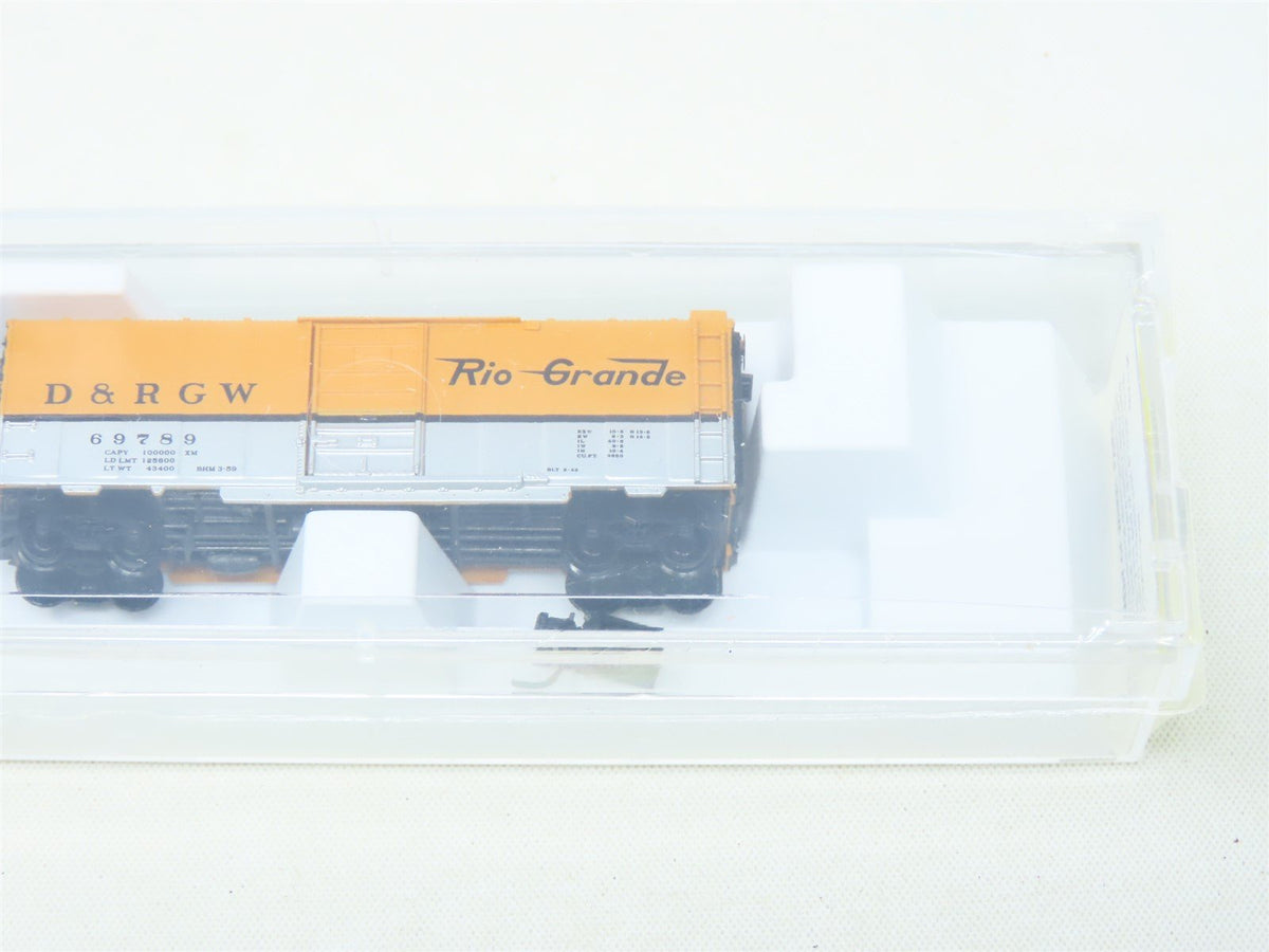 Z Scale Micro-Trains MTL 14148-2 D&amp;RGW Rio Grande 40&#39; Box Car #69789-Sealed