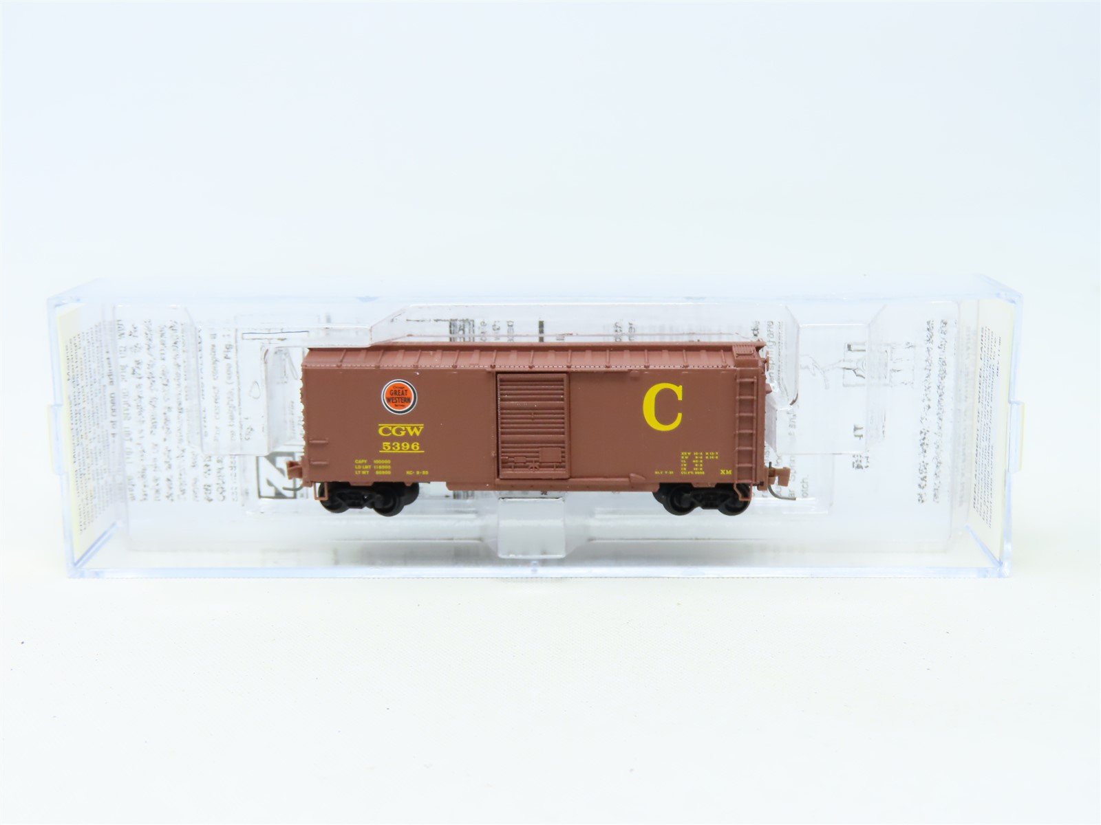 Z Scale Micro-Trains MTL 500 00 432 CGW Chicago Great Western 40' Box Car #5396