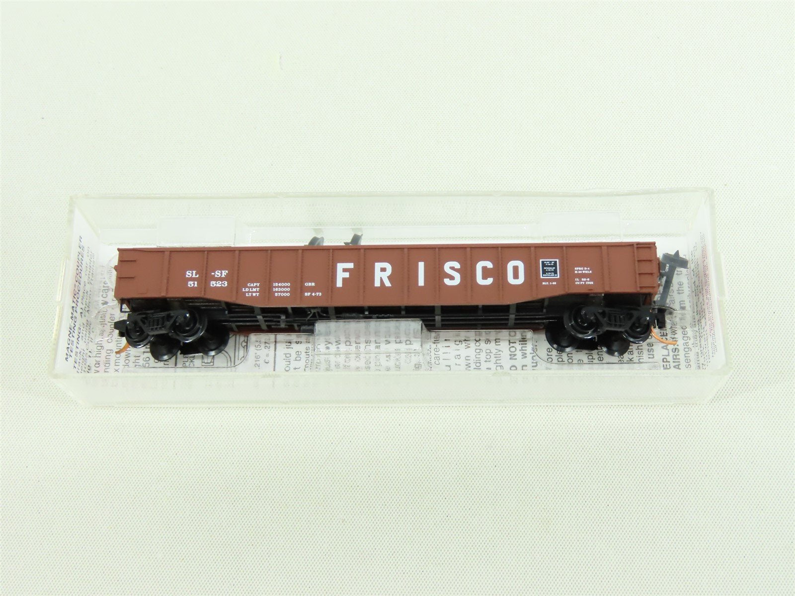 N Scale Micro-Trains MTL #10500530 SL-SF Frisco 50' Fixed End Gondola #51523