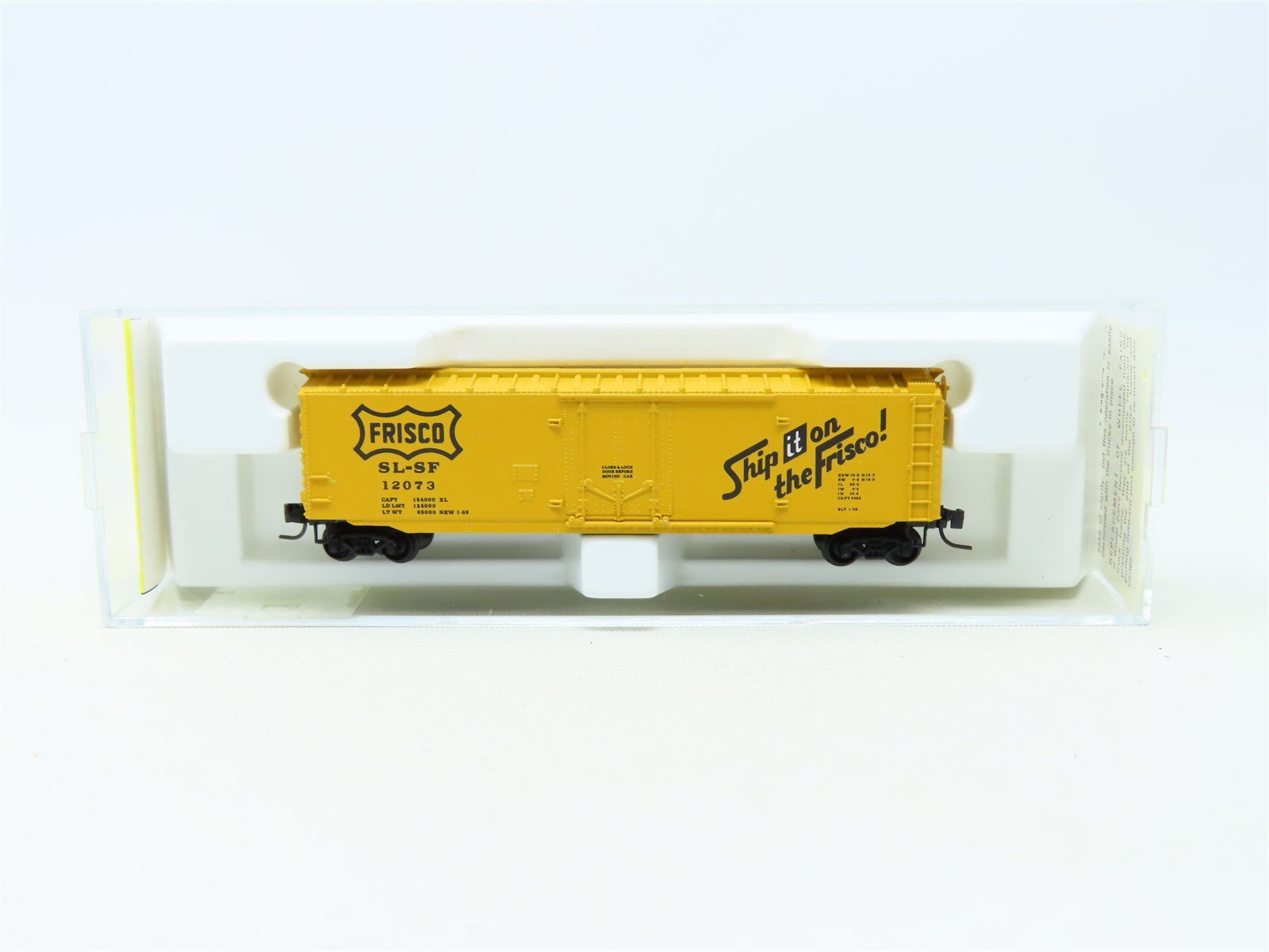 Z Scale Micro-Trains MTL Kadee 13602-2 SL-SF Frisco 50' Boxcar #12073