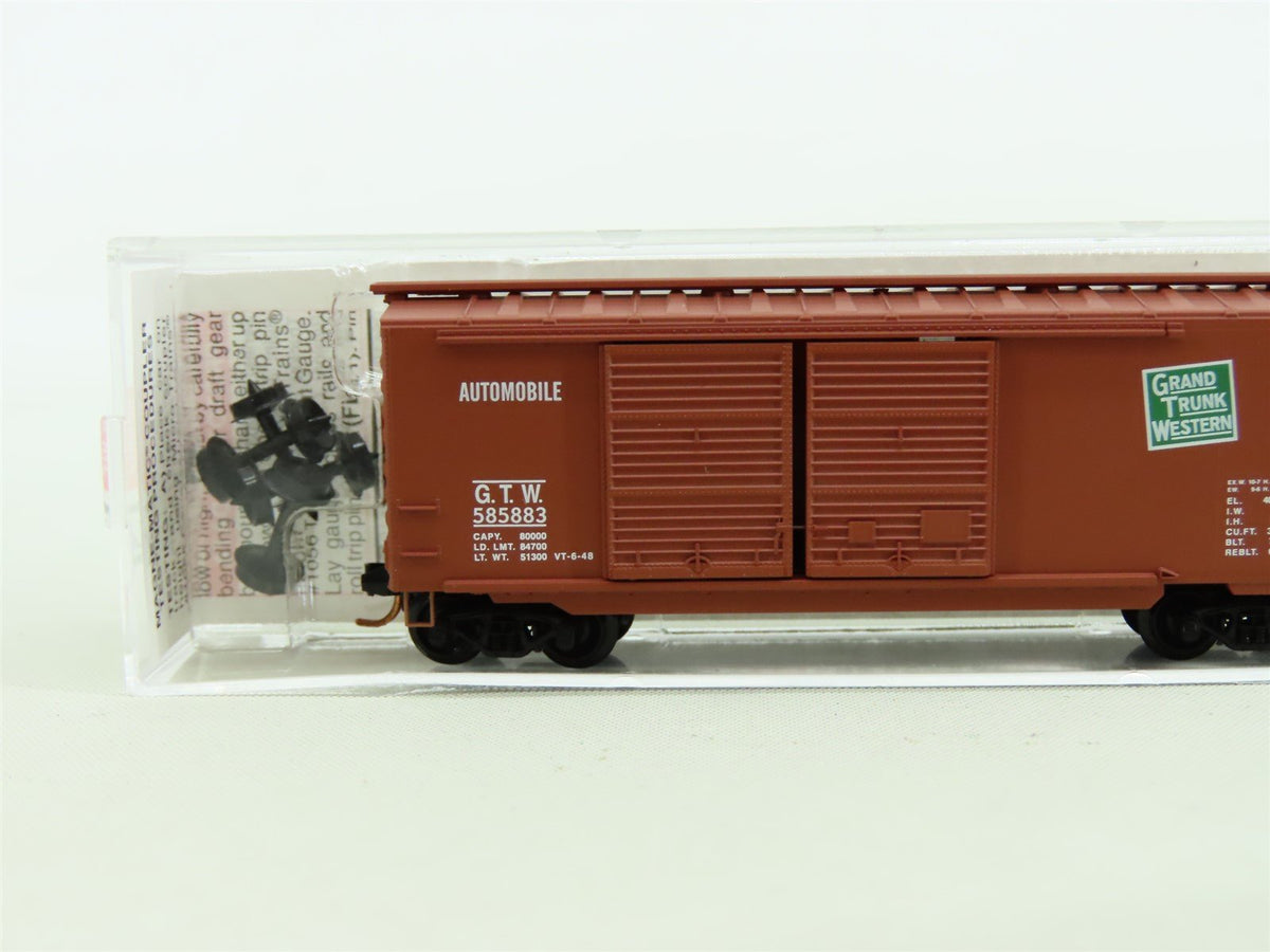 N Scale Micro-Trains MTL #02300170 GTW Grand Trunk Western 40&#39; Box Car #585883