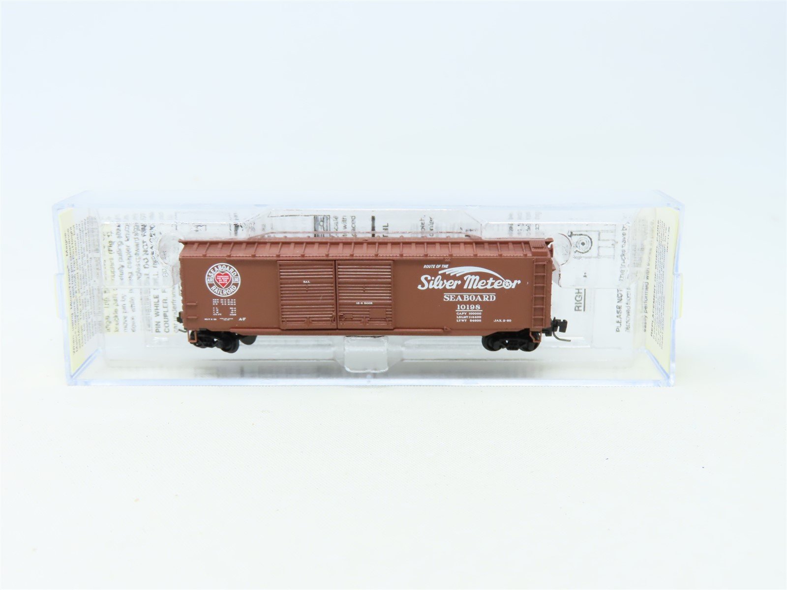 Z Scale Micro-Trains MTL 506 00 100 SAL Seaboard "Silver Meteor" Boxcar #10198