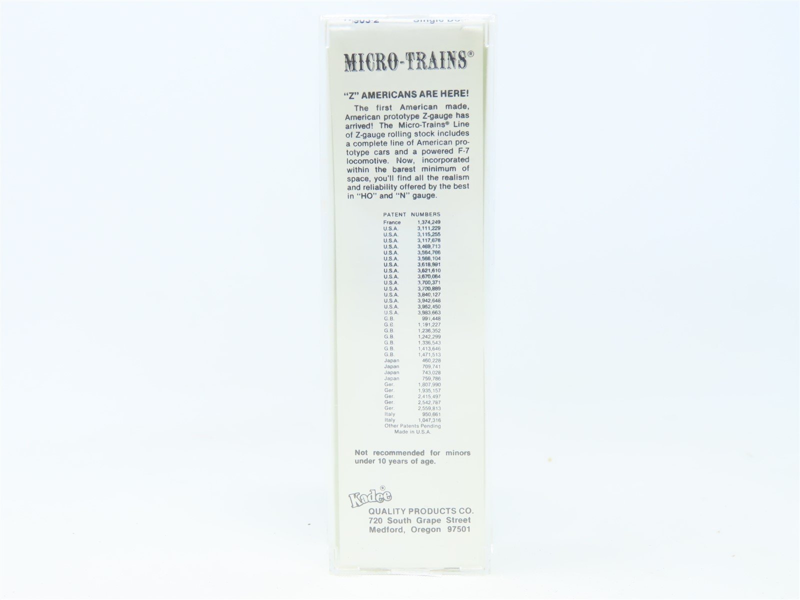 Z Scale Micro-Trains MTL Kadee 13903-2 CN Canadian National Box Car #539264