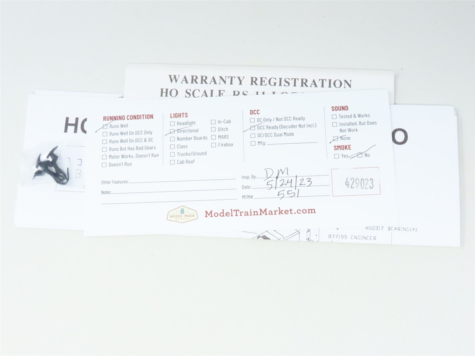 HO Scale Atlas Classic 8776 LV Lehigh Valley ALCO RS-11 Diesel #7644 - DCC Ready