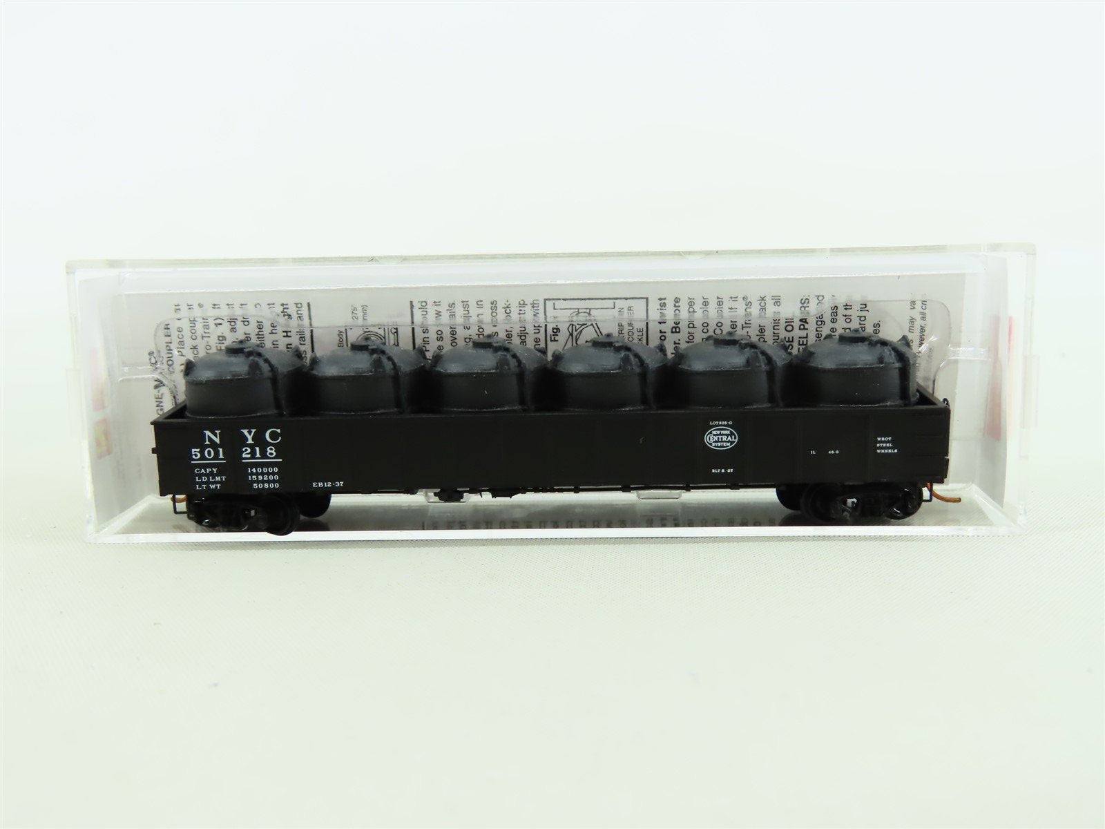 N Micro-Trains MTL #10500721 NYC New York Central 50' Gondola w/ Load #501218