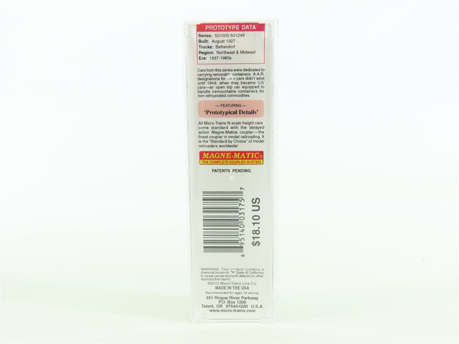 N Micro-Trains MTL #10500721 NYC New York Central 50' Gondola w/ Load #501218