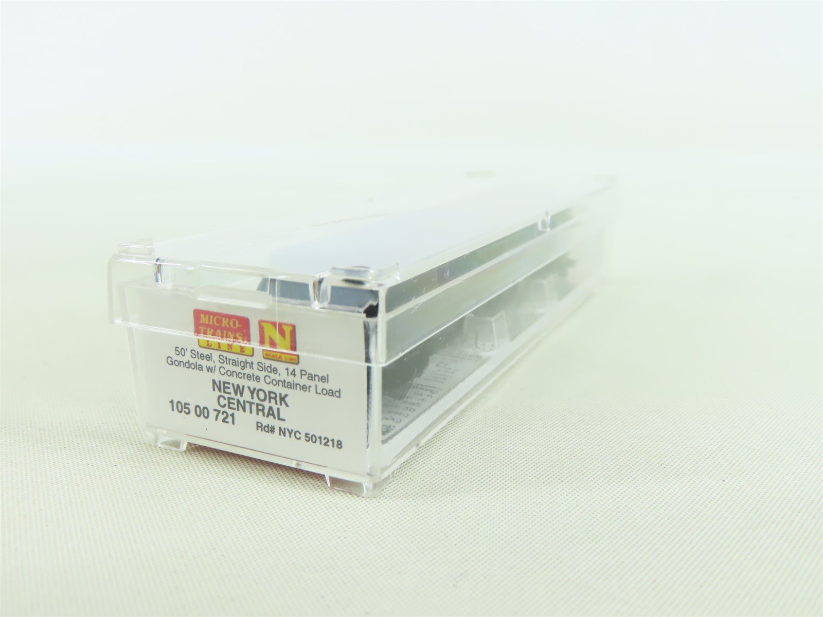 N Micro-Trains MTL #10500721 NYC New York Central 50' Gondola w/ Load #501218