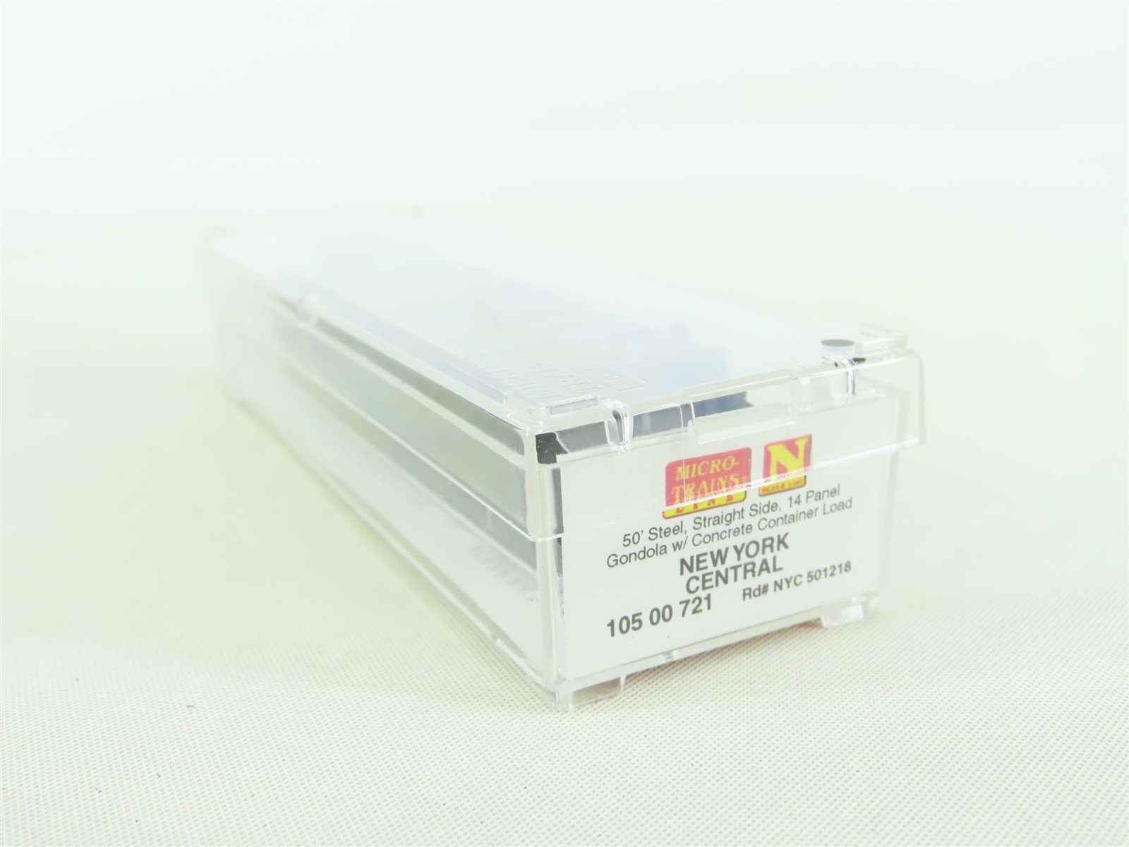 N Micro-Trains MTL #10500721 NYC New York Central 50' Gondola w/ Load #501218