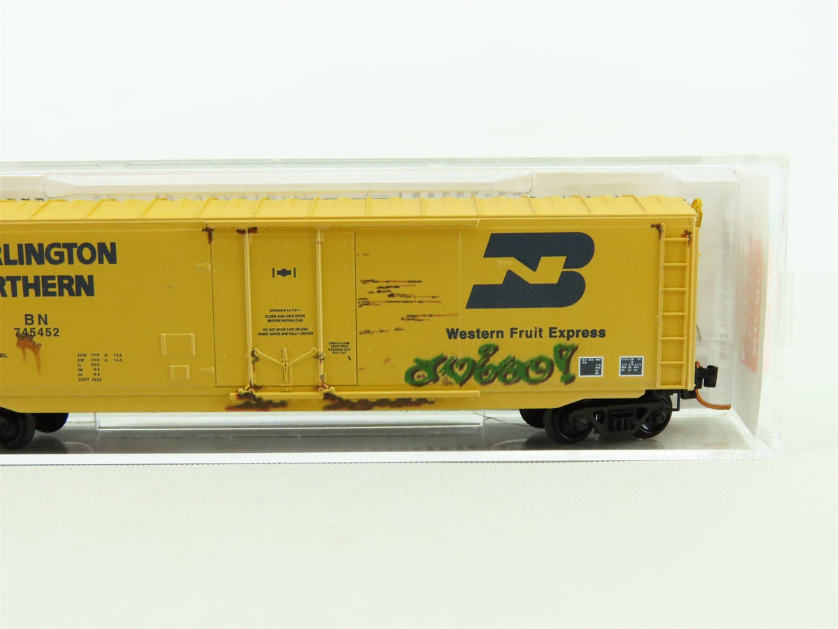 N Micro-Trains MTL #03844161 BN Burlington Northern 50&#39; Box Car - Weathered