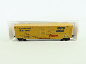 N Micro-Trains MTL #03844162 BN Burlington Northern 50' Box Car - Weathered