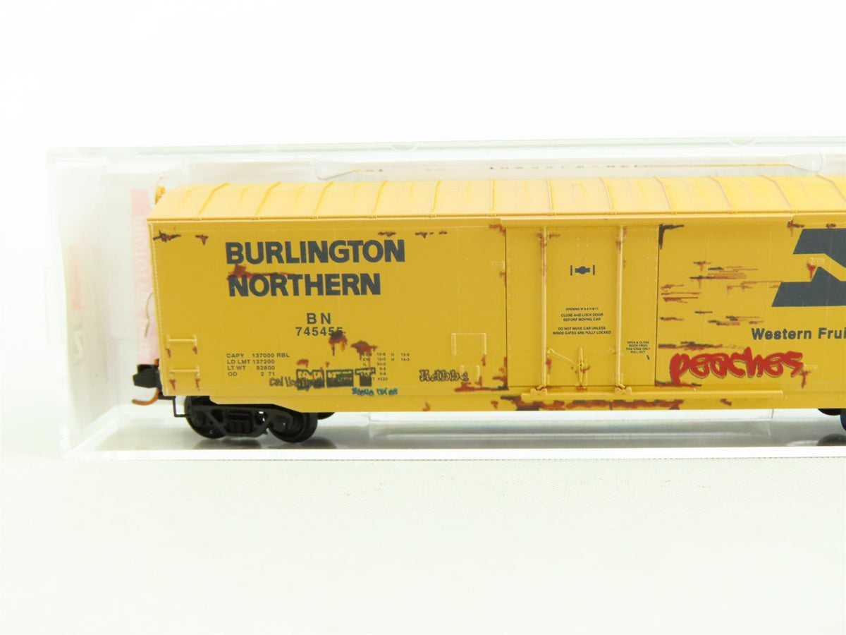 N Micro-Trains MTL #03844162 BN Burlington Northern 50&#39; Box Car - Weathered