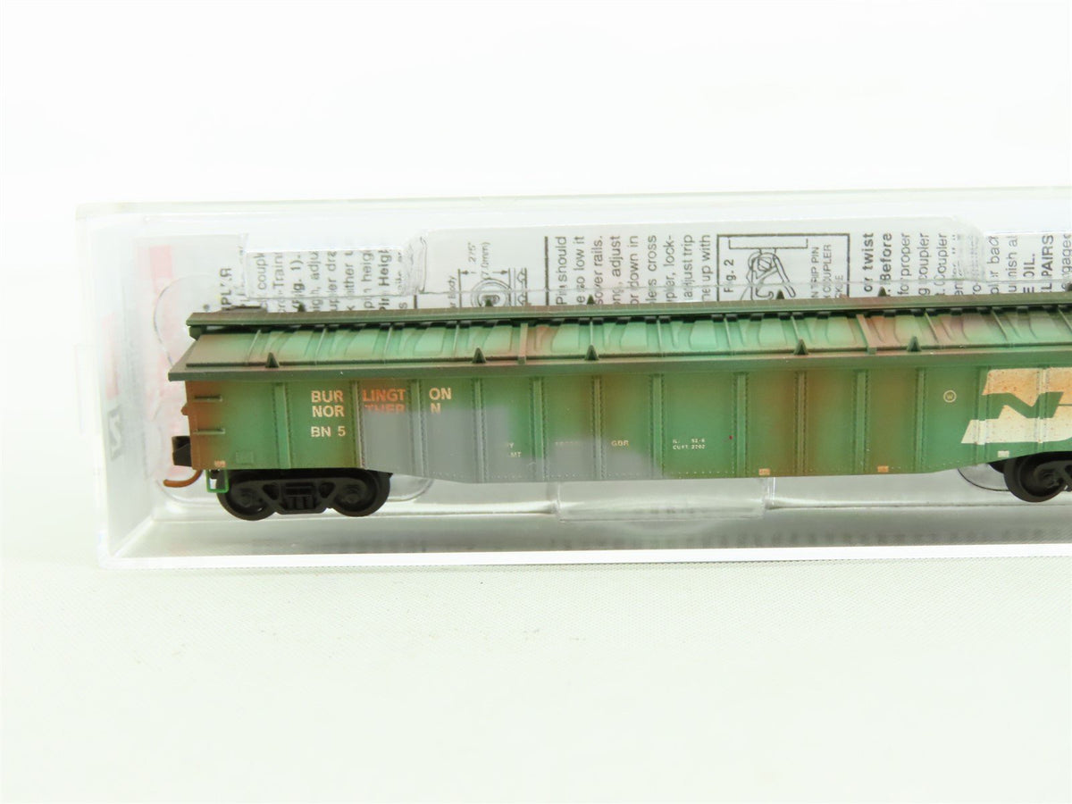 N Micro-Trains MTL #10644250 BN Burlington Northern 50&#39; Gondola - Weathered