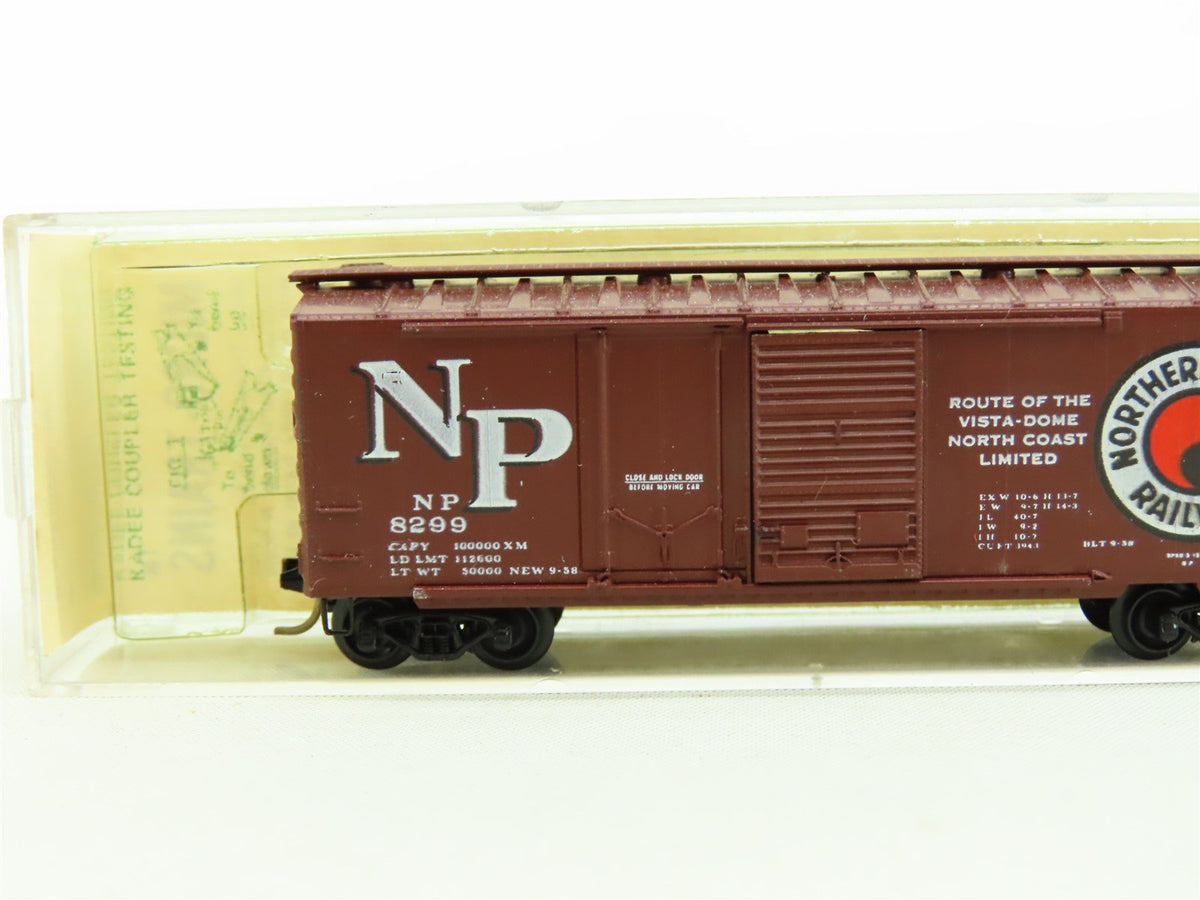 N Kadee Micro-Trains MTL #22177 NP Northern Pacific 40&#39; Boxcar 8299 - Blue Label