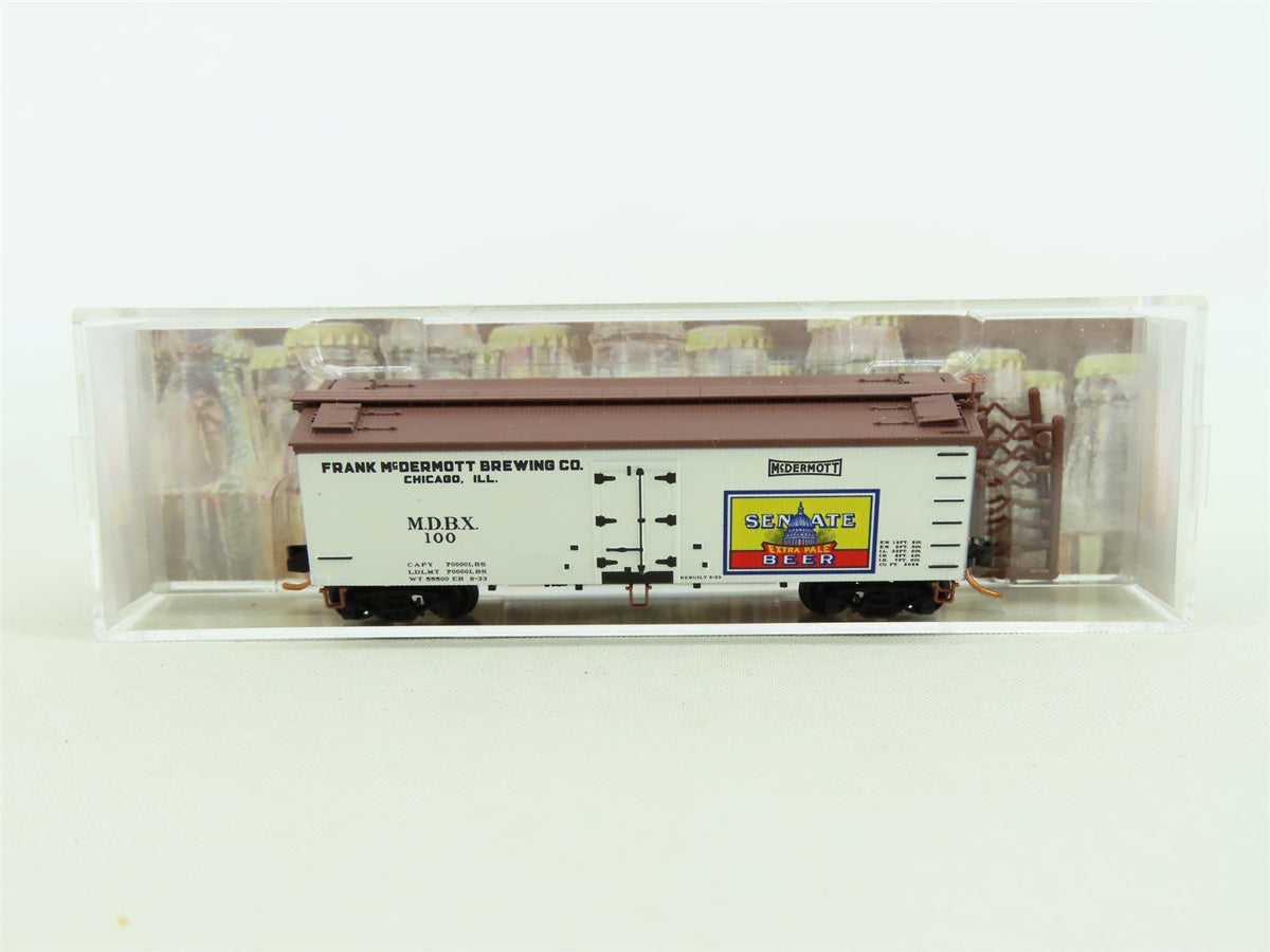 N Micro-Trains MTL #05800546 Brewery Series MDBX Senate Brewing 36&#39; Reefer #100