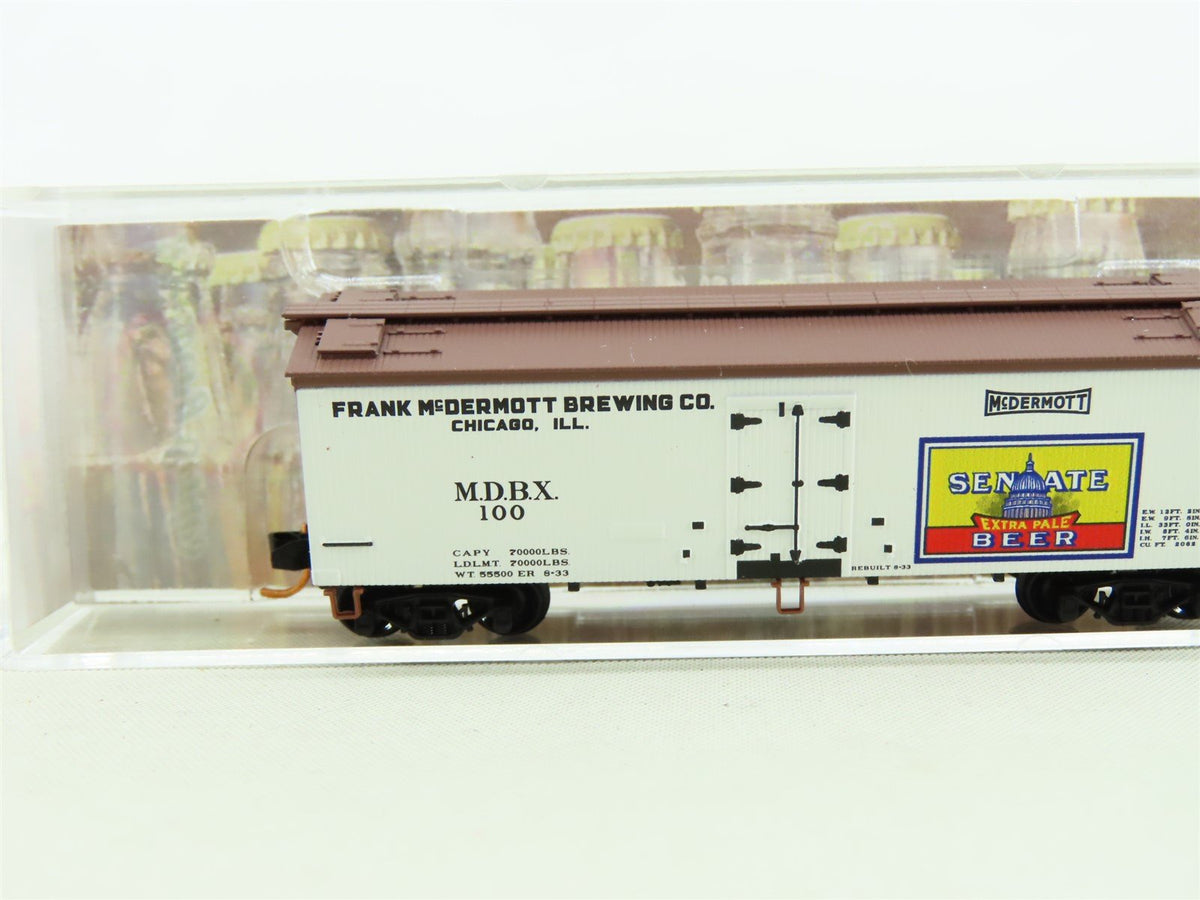 N Micro-Trains MTL #05800546 Brewery Series MDBX Senate Brewing 36&#39; Reefer #100