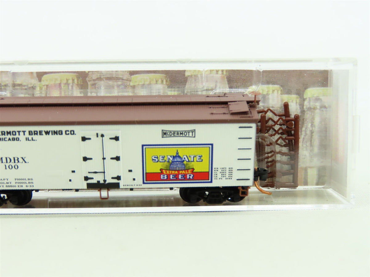 N Micro-Trains MTL #05800546 Brewery Series MDBX Senate Brewing 36&#39; Reefer #100