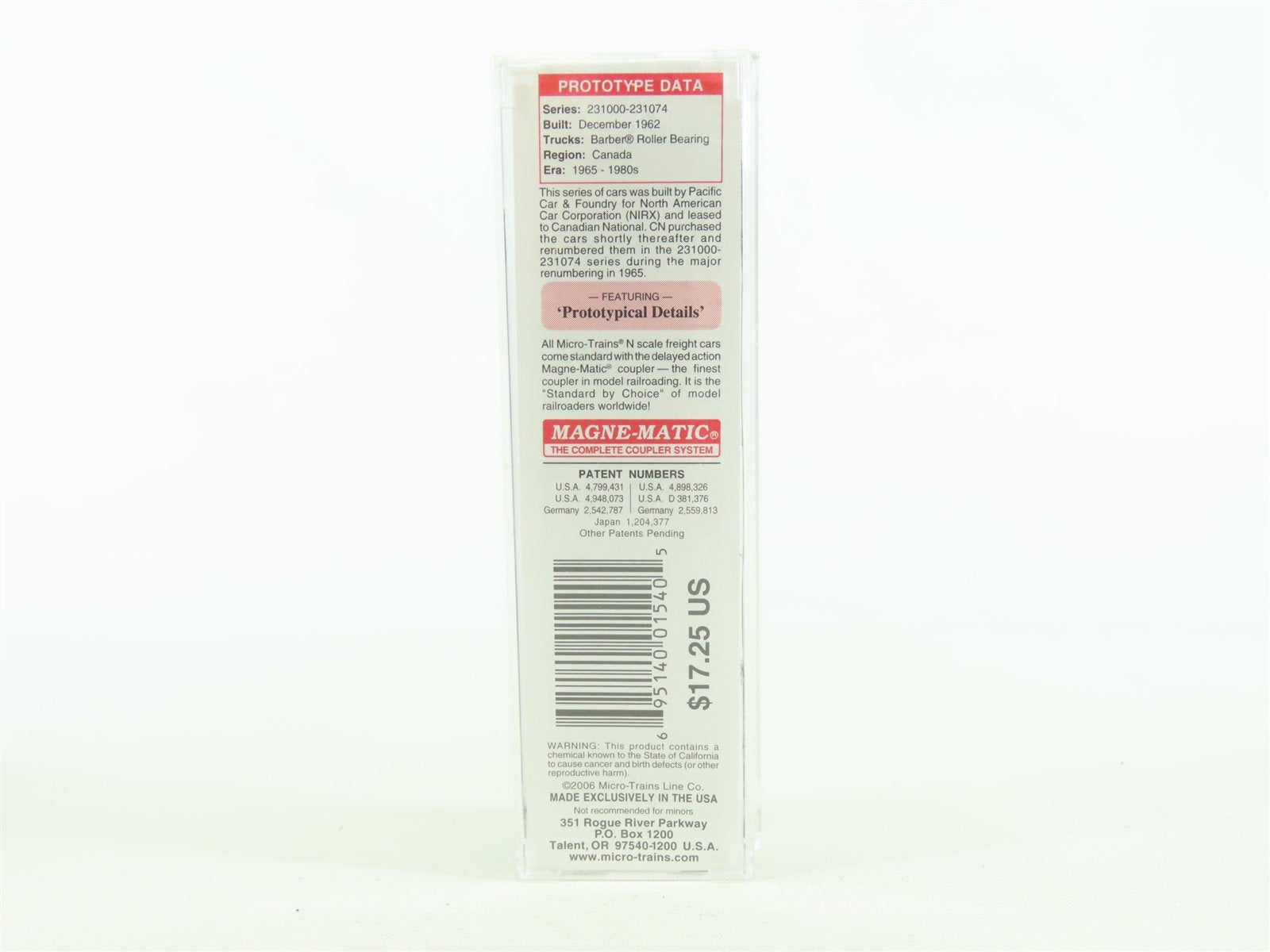 N Scale Micro-Trains MTL #06900180 CN Canadian National Mechanical Reefer 231031