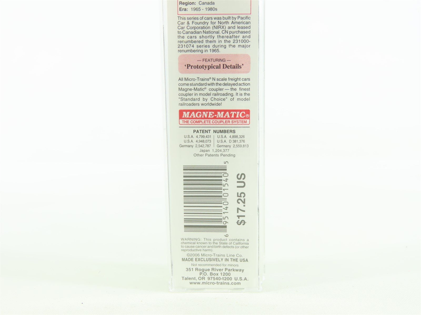 N Scale Micro-Trains MTL #06900180 CN Canadian National Mechanical Reefer 231031