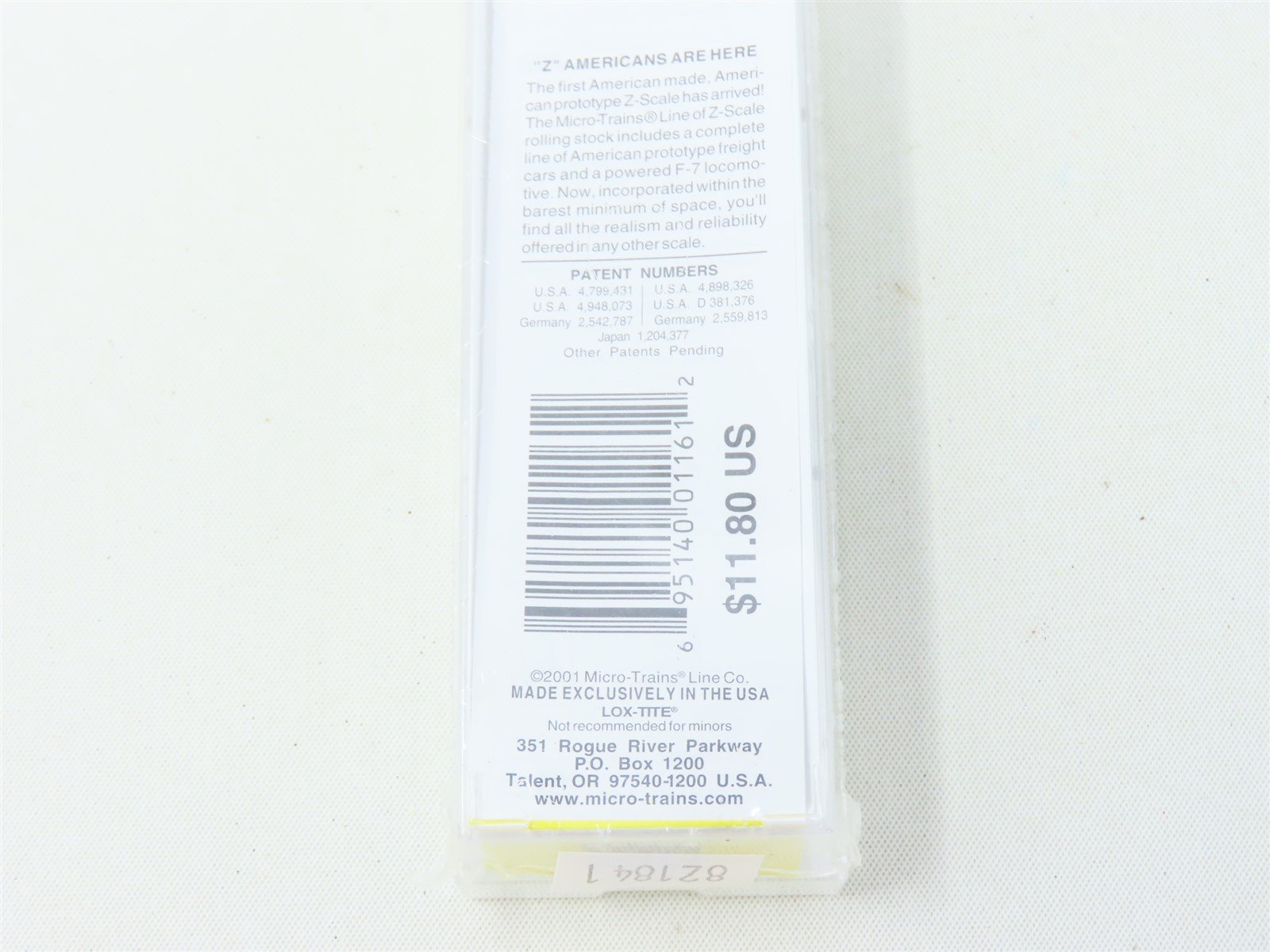 Z Micro-Trains MTL 14505-2 UP Union Pacific Serves West Flat Car #51547 Sealed