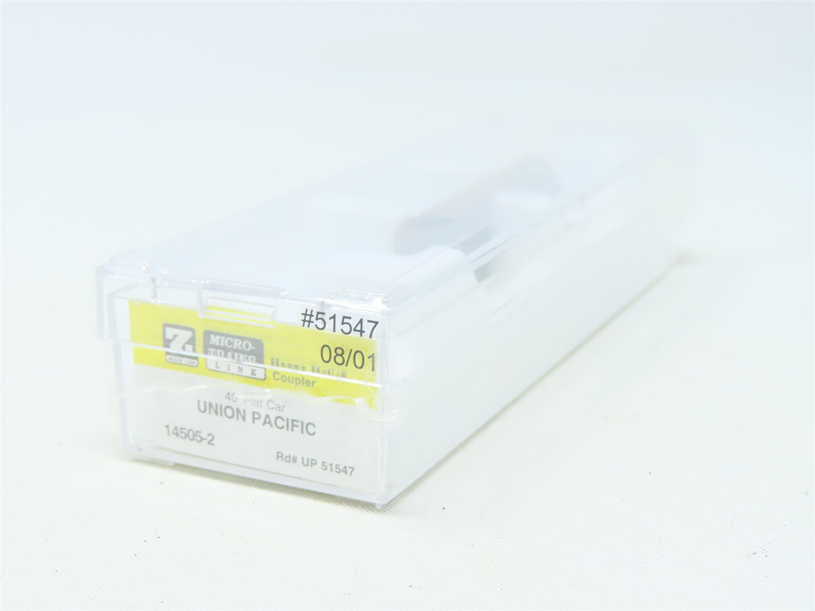 Z Micro-Trains MTL 14505-2 UP Union Pacific Serves West Flat Car #51547 Sealed