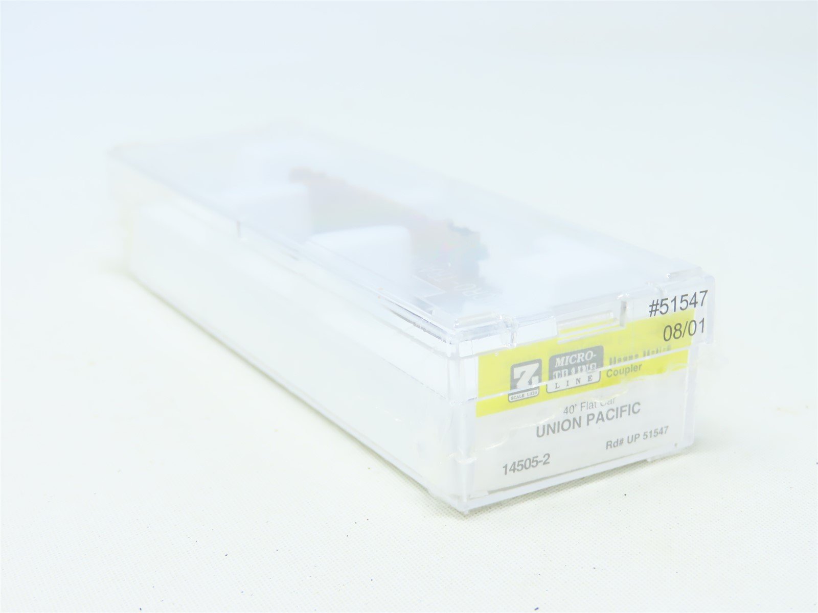 Z Micro-Trains MTL 14505-2 UP Union Pacific Serves West Flat Car #51547 Sealed