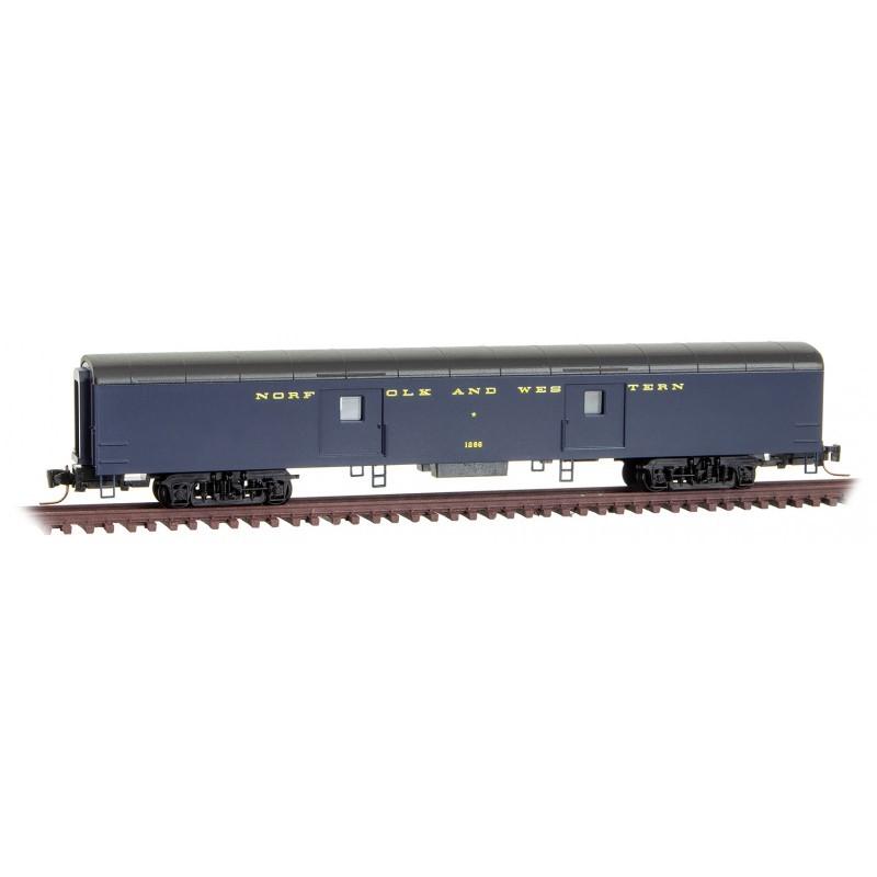 Z Micro-Trains MTL 55300240 N&amp;W Norfolk &amp; Western 70&#39; Baggage Passenger #1286