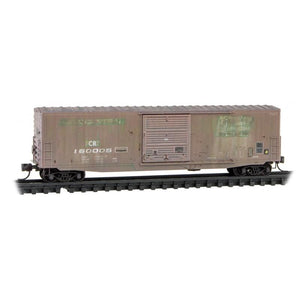 N Scale Micro-Trains MTL 98305041 CR Conrail 50' Box Car Set 3-Pack - Weathered