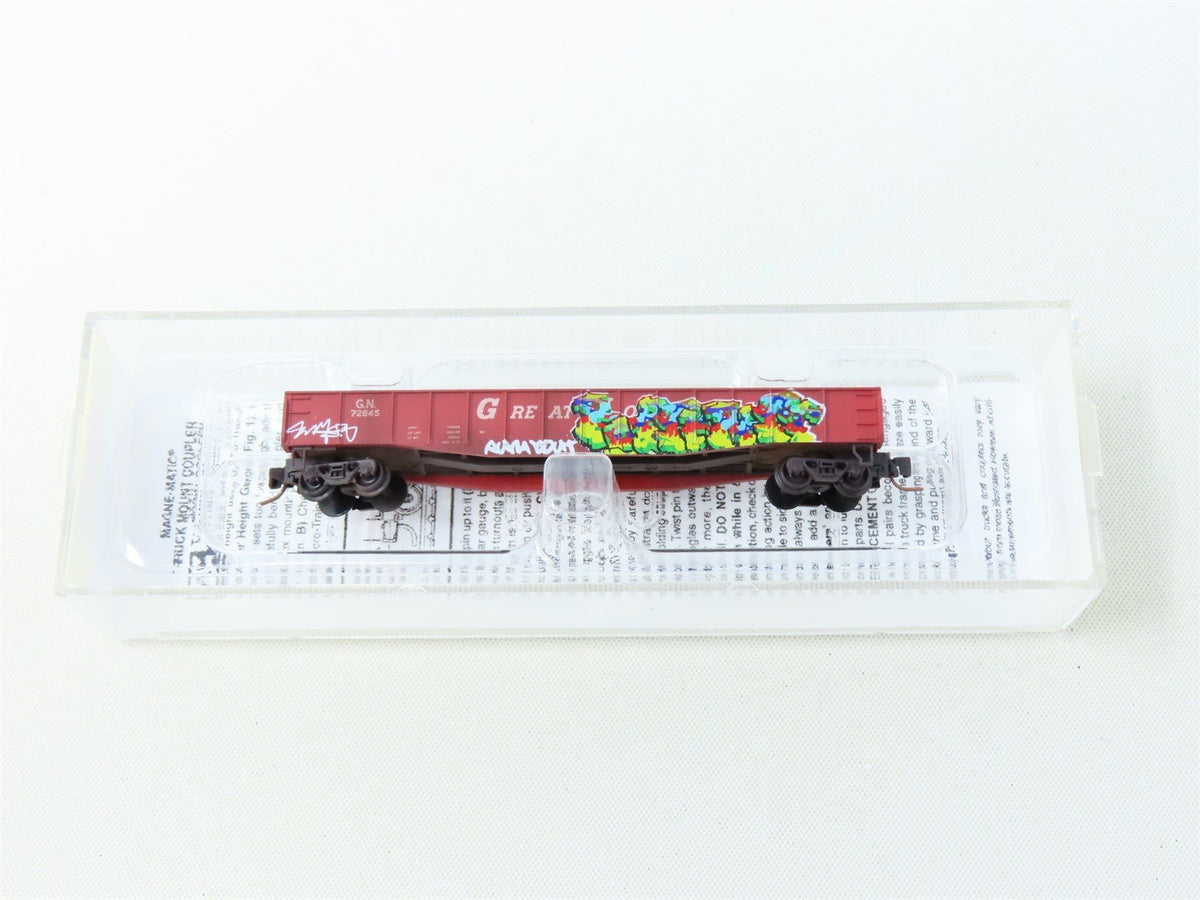 Z Scale Micro-Trains MTL #52244460 GN Great Northern 50&#39; Gondola - Weathered