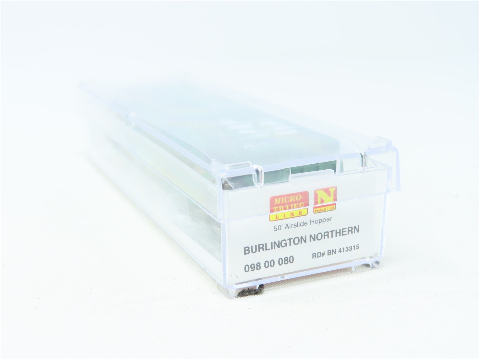 N Micro-Trains MTL #09800080 BN Burlington Northern 50' Airslide Hopper #413315