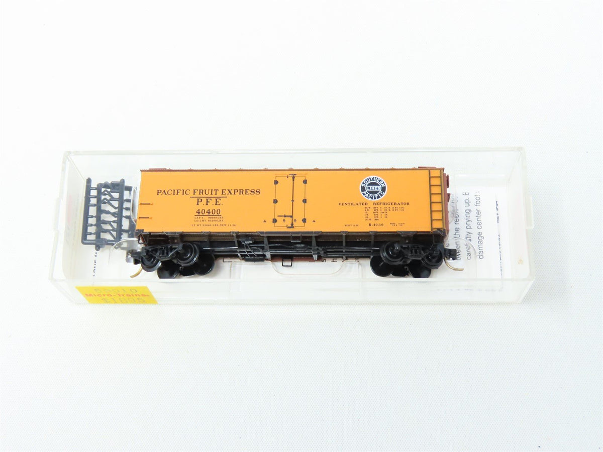 N Micro-Trains MTL #59010 SP UP PFE Pacific Fruit Express 40&#39; Ice Reefer #40400