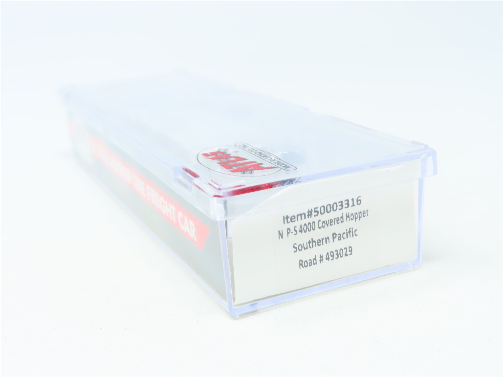 N Atlas Master Line #50003316 SP Southern Pacific 3-Bay Covered Hopper #493029