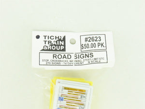 N 1/160 Scale Tichy Train Group #2623 Road Signs - Sealed