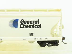 HO Scale GRPX General Chemical 3-Bay Centerflow Covered Hopper #944563