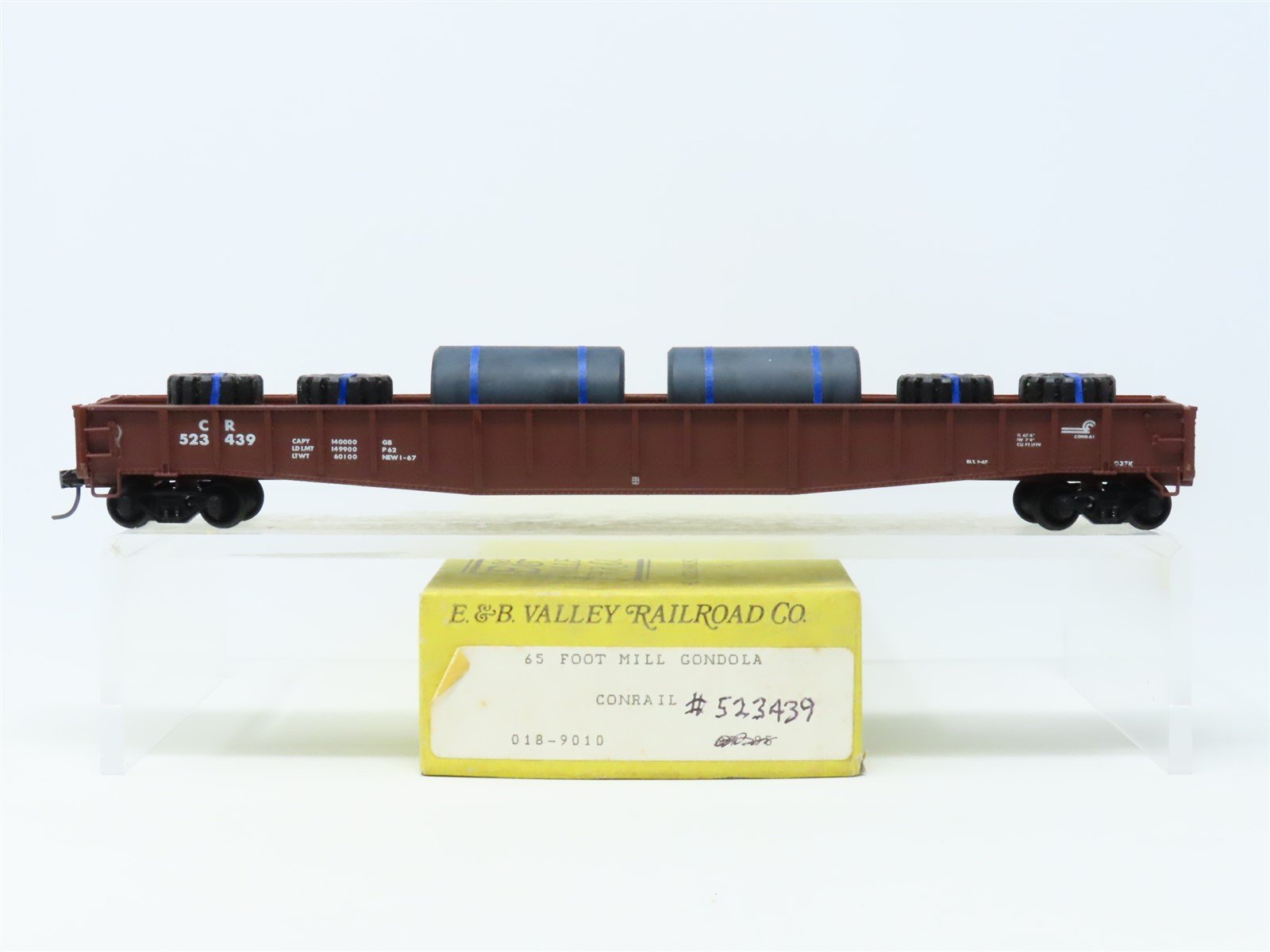 HO Scale CR Conrail 65' Mill Gondola #523439 Pro Custom - Model Train ...