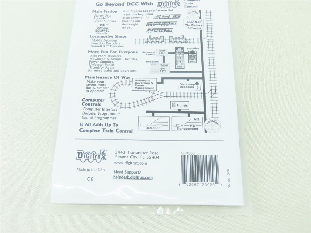 Digitrax Soundbug SFX006 Sound Module &amp; Speaker for DH165 Series Decoders