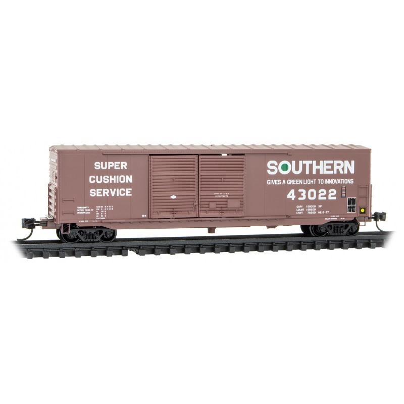 N Scale Micro-Trains MTL 18200190 SOU Southern Railway 50&#39; Steel Box Car #43022