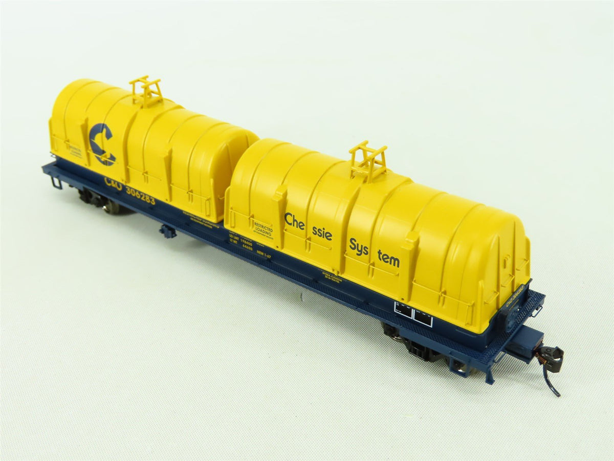 HO Scale Walthers Proto 920-105240 C&amp;O Chessie System 50&#39; Coil Car #306283