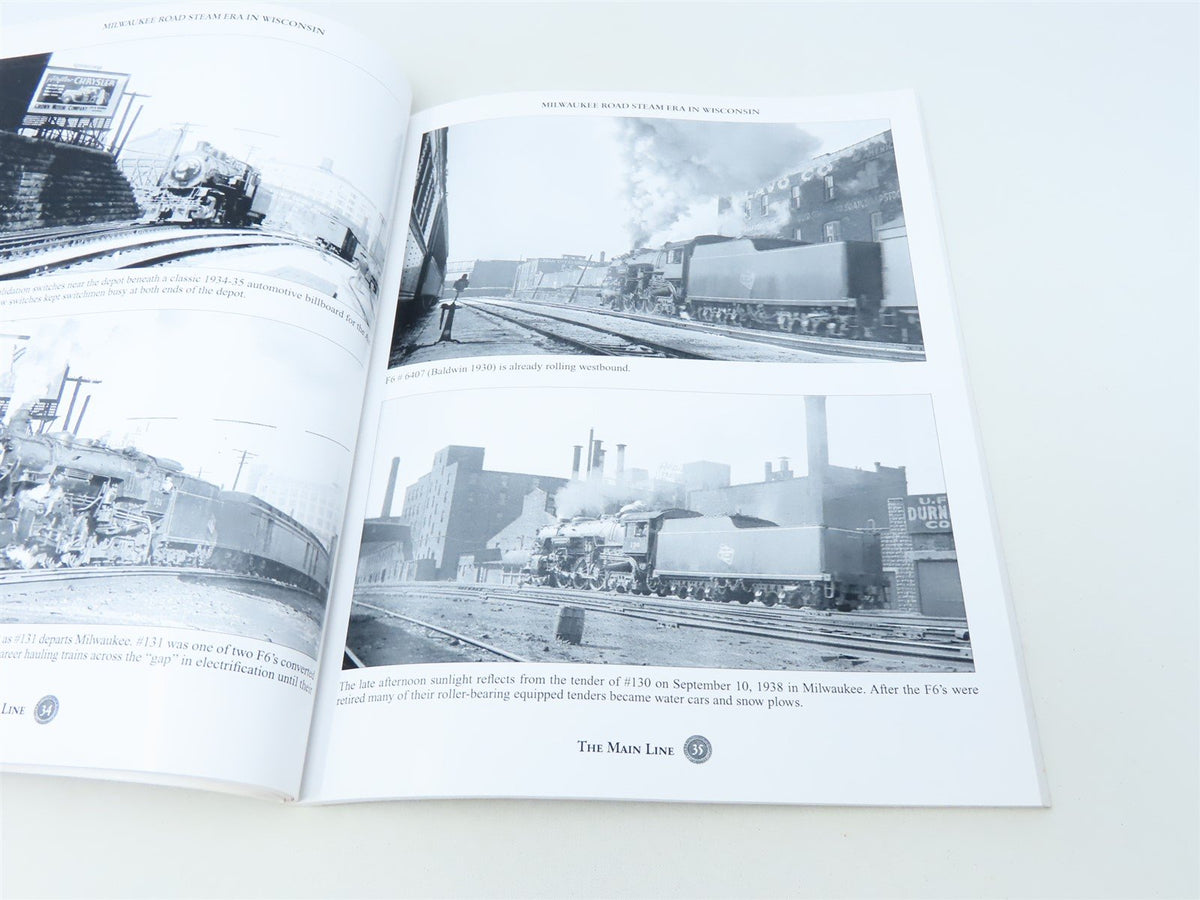 Milwaukee Road Steam Era in Wisconsin Vol. 1 by Thomas E Burg ©2012 SC Book