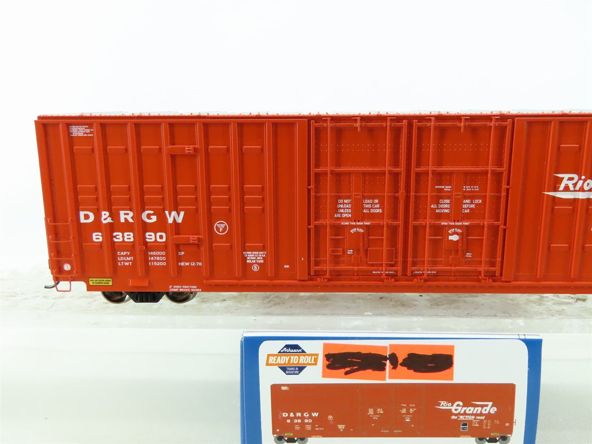 HO Scale Athearn ATH75156 D&amp;RGW Rio Grande 60&#39; Berwick Box Car #63890