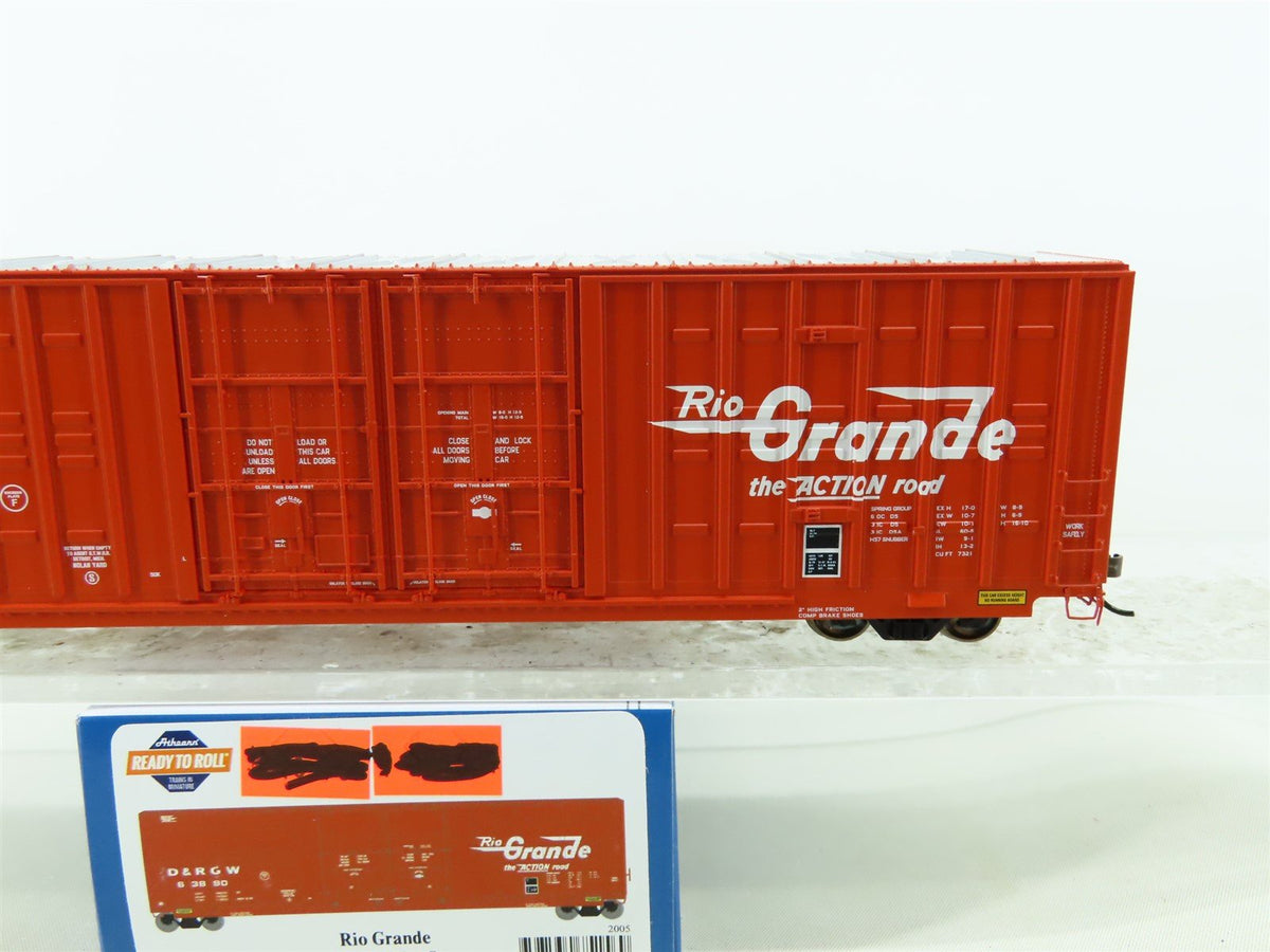 HO Scale Athearn ATH75156 D&amp;RGW Rio Grande 60&#39; Berwick Box Car #63890