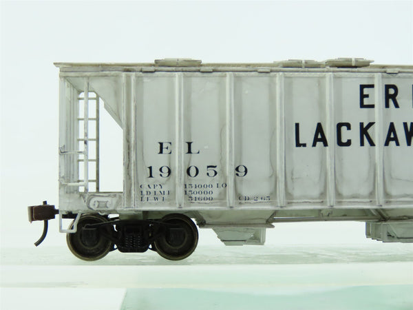HO Bowser #56142 EL Erie Lackawanna 2-Bay Covered Hopper #19059 - Cust ...