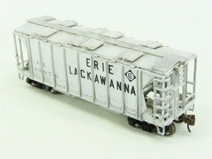 HO Bowser #56142 EL Erie Lackawanna 2-Bay Covered Hopper #19059 - Custom