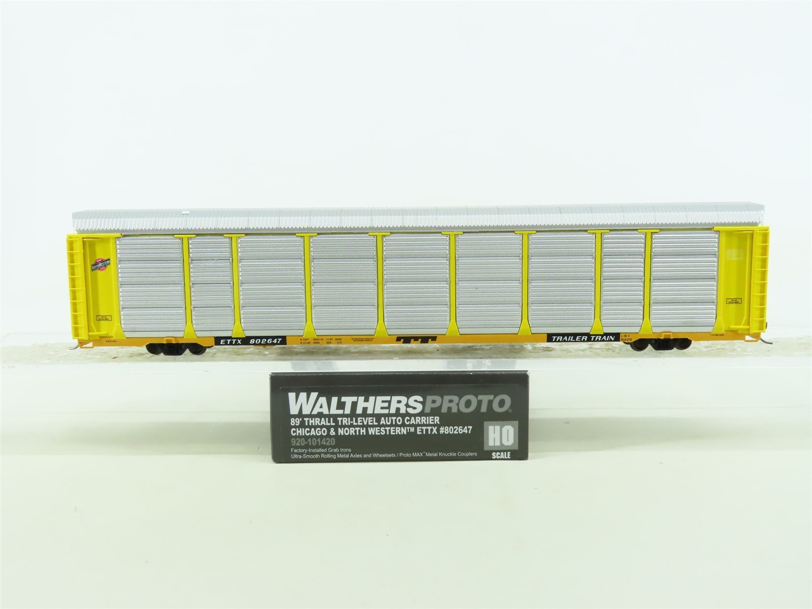 HO Scale Walthers Proto 920-101420 ETTX Thrall Tri-Level Auto Carrier #802647