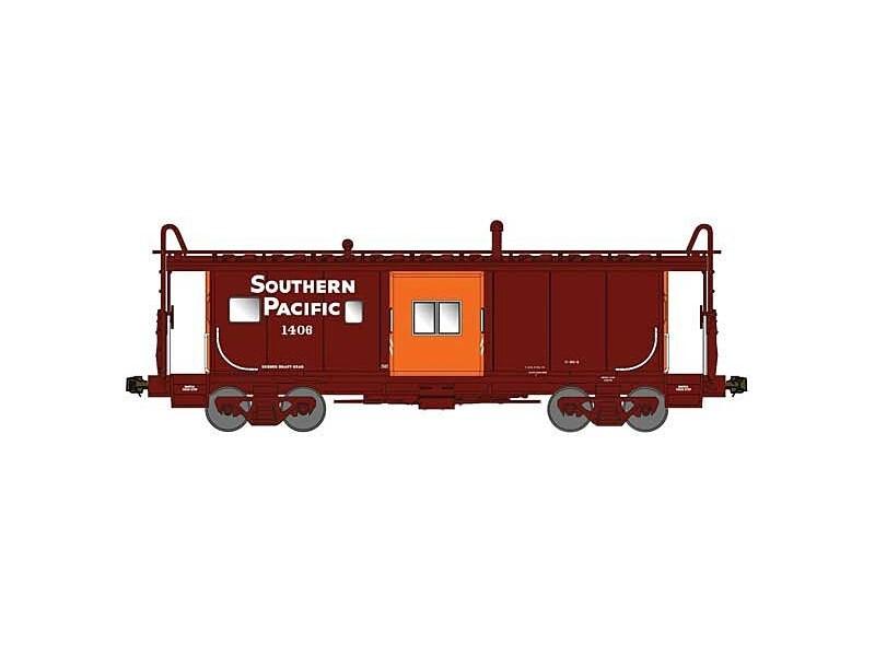 N Bluford Shops 44280 SP Southern Pacific ICC Ph. 4 Bay Window Caboose #1406