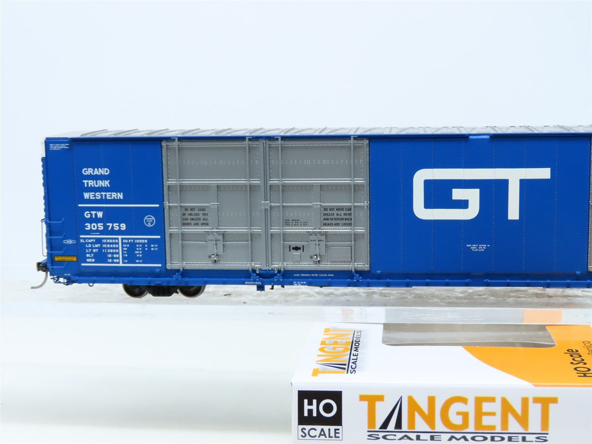 HO Scale Tangent 25518-05 GTW Grand Trunk Western 86&#39; High Cube Box Car #305759